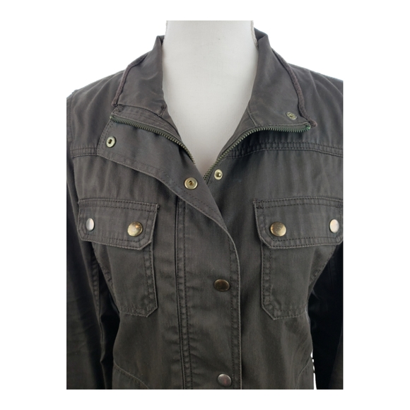 J. Crew Relaxed Boyfriend Field Jacket in Olive Size Small - Picture 3 of 13